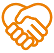 Håndhilsning logo